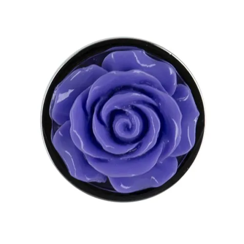 Plug analny - Lux Active Metal Butt Plug Purple Rose na Arena.pl