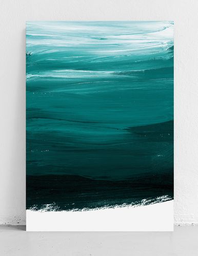 Plakat abstrakcja mazy farbą 21x29,7 cm A4 na Arena.pl