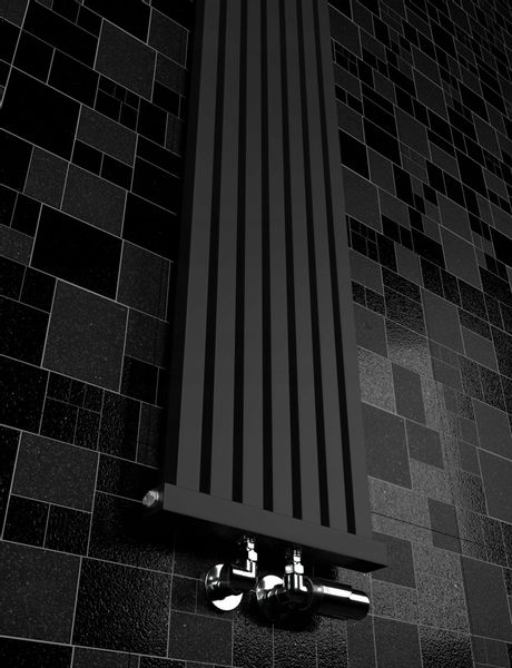 Grzejnik dekoracyjny RADIATOR 120x32 CZARNY MAT zdjęcie 8