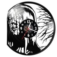 Zegar ścienny z płyty winylowej Horror 1705.14