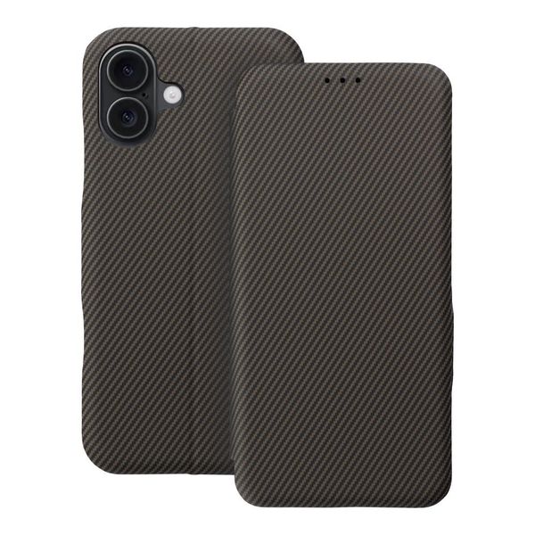 Kabura FOLIO Side Magnet do IPHONE 16 PLUS brązowy zdjęcie 1