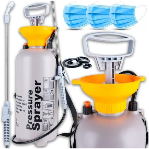 OPRYSKIWACZ OGRODOWY CIŚNIENIOWY RĘCZNY DŁUGA LANCA 8L SPRYSKIWACZ na Arena.pl