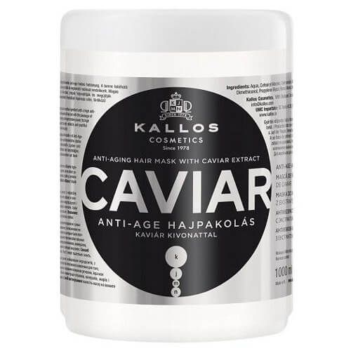 KALLOS KJMN CAVIAR Maska do włosów z ektraktem z kawioru, 1000ml zdjęcie 1