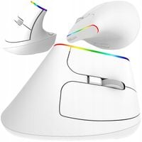 Bezprzewodowa Mysz Pionowa Delux M618c Ergonomiczna Myszka 2.4g Rgb 1600dpi