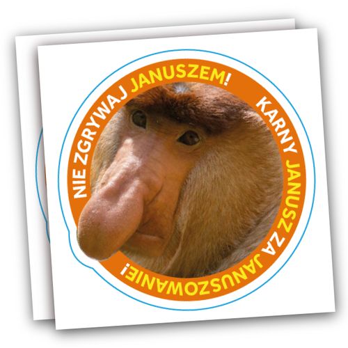 NAKLEJKI KARNE ŚMIESZNE 25 szt na Arena.pl