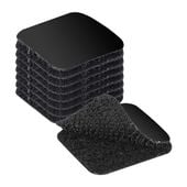 Rzep samoprzylepny 25 x 25 mm czarny 48 szt