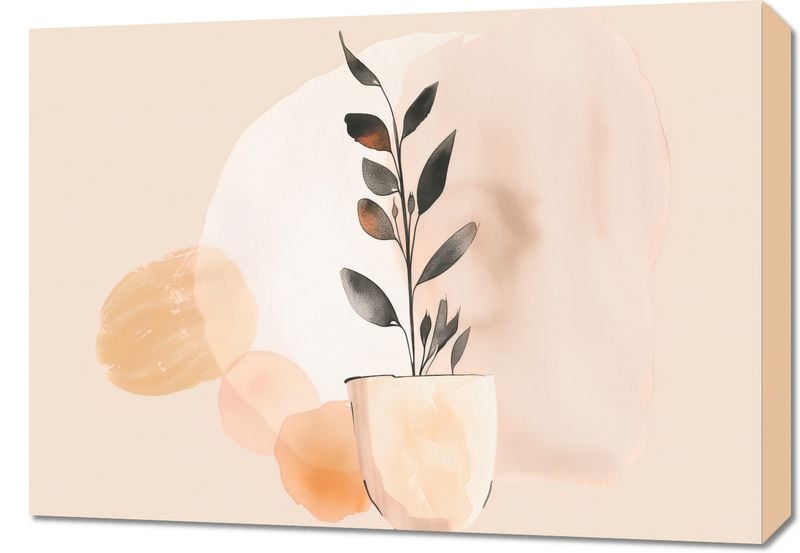 Obraz 70x50cm Doniczkowy Kolor zdjęcie 1