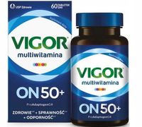 VIGOR ON 50+ multiwitamina suplement diety (60szt)