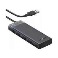 HUB USB 4-PORTOWY USB-A DO USB-A DO KOMPUTERA
