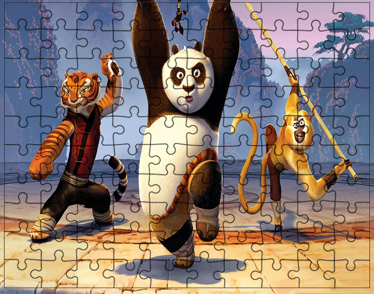 Puzzle Kung Fu Panda zdjęcie 1