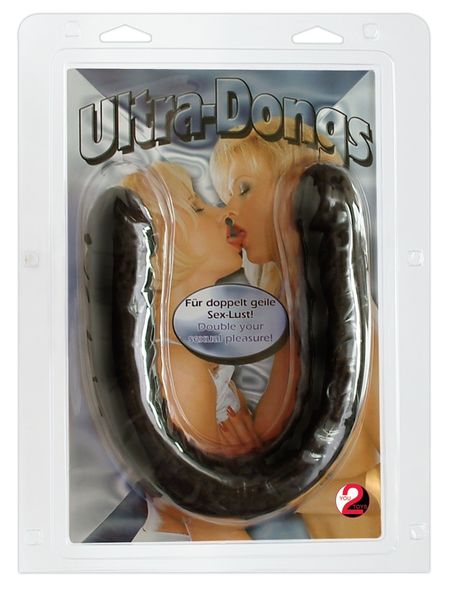 Podwójne Dildo Ultra-Dong czarne zdjęcie 2