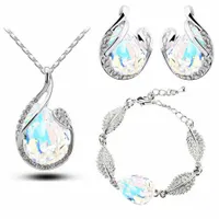 Komplet biżuterii SWAROVSKI ROSA 2 kolory gratis