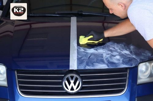 ZESTAW PASTA WOSK KOLORYZUJĄCY DO USUWANIA RYS NA RYSY Z LAKIERU CZARNEGO na Arena.pl