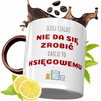Kubek Bordowy Dla Księgowego Na Urodziny Prezent Z Nadrukiem Ze Zdjęciem