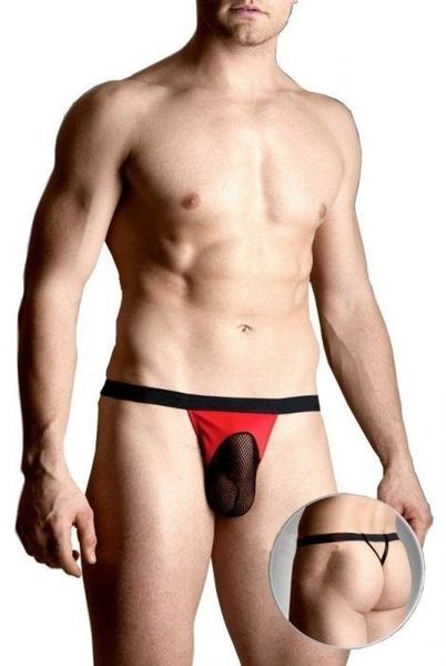 Siateczkowe Stringi męskie SoftLine 4494 M/L zdjęcie 3