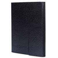 zestaw prezentowy: czarny notatnik w linie i czarny elegancki długopis