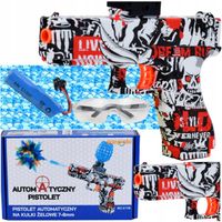 PISTOLET KARABIN NA KULKI WODNO ŻELOWE AUTOMATYCZNY ZESTAW AUTOMAT GLOCK