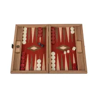 Ekskluzywny Backgammon Manopoulos – Czarny Dąb i Orzech Amerykański