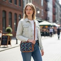 Torebka Kolorowa w Jamniki - Designerska Torebka Prostokątna