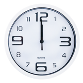 ZEGAR ŚCIENNY CZYTELNY SEKUNDNIK STYLOWY GRUBY DO SALONU KUCHNI