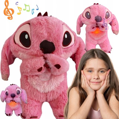Stitch Różowy -Miś Oddychający,Uspokajający na Arena.pl