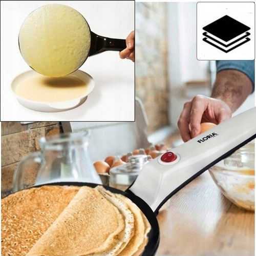 NALEŚNIKARKA ELEKTRYCZNA FLORIA BIAŁA 20CM 700W na Arena.pl