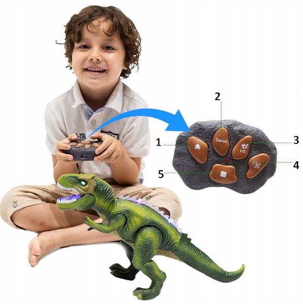MEGA OGROMNY INTERAKTYWNY DINOZAUR T-REX ZDALNIE STEROWANY CHODZI RYCZY XXL zdjęcie 14