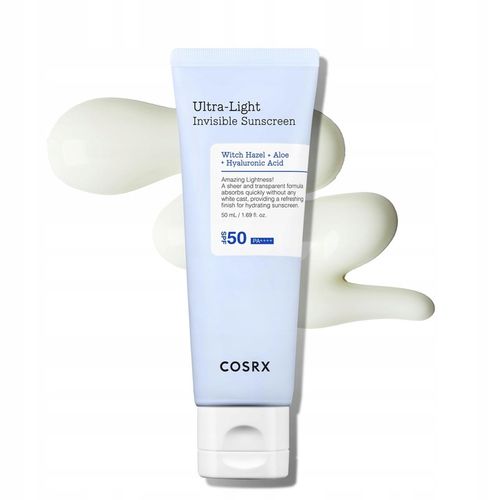 COSRX ULTRA LIGHT LEKKI KREM NAWILŻAJĄCY Z FILTREM SPF50+ PA++++ na Arena.pl