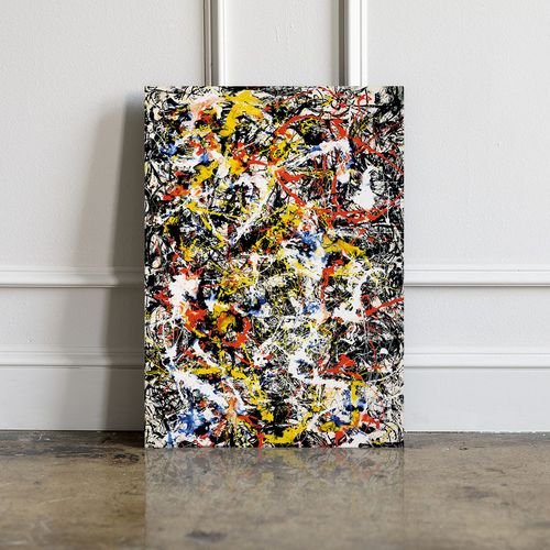 Obraz na płótnie Pollock Convergence 70x100 cm na Arena.pl