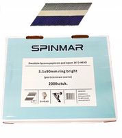 Gwoździe do gwoździarki łączone papierem 3,1x90 PC