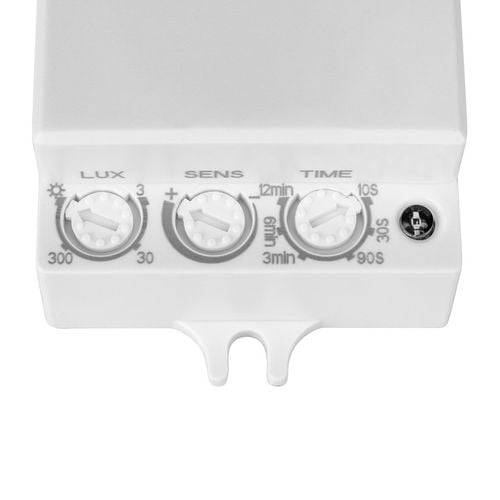 Czujnik RUCHU zmierzchu LED sensor MIKROFALOWY flat na Arena.pl