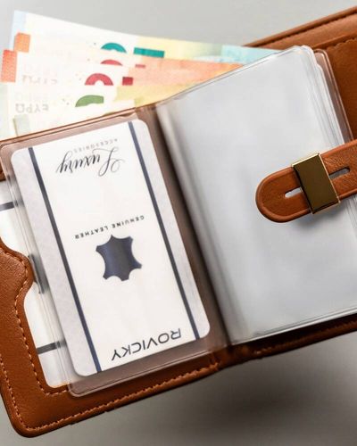 portfel damski ze skóry ekologicznej z wkładką na karty - 4u cavaldi na Arena.pl