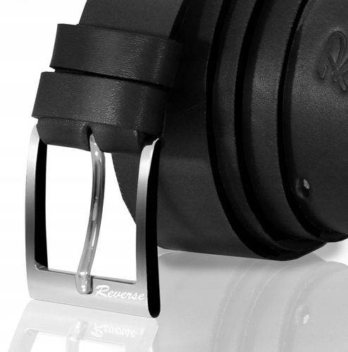 REVERSE Pasek męski SKÓRZANY pas do spodni CZR 110 na Arena.pl