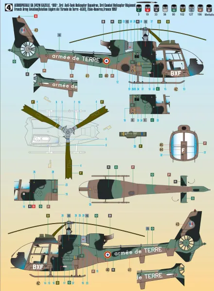 SA-342L Gazelle, 1:48 zdjęcie 2