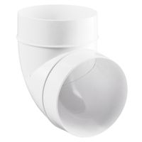 kolanko wentylacyjne okrągłe plastikowe 90stopni D/KO 100/90