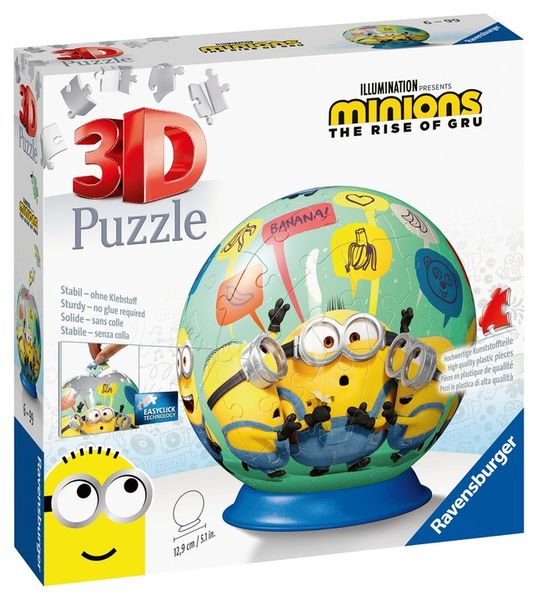 Ravensburger, Puzzle 3D: Minionki 2 (11179) zdjęcie 2
