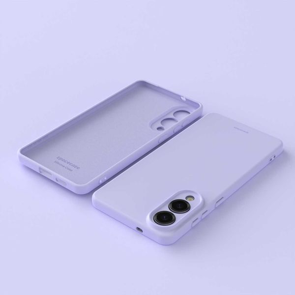 Spacecase Silicone Case 3.0 Galaxy S25 Edge Light Purple zdjęcie 3