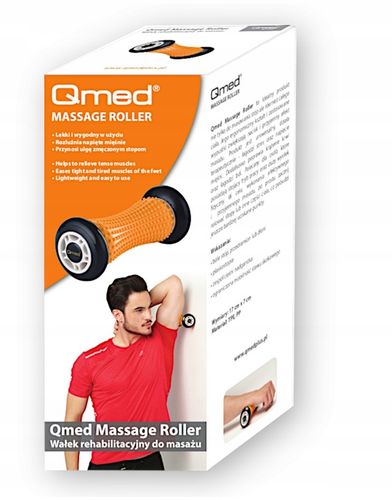 Przyrząd do masażu stóp masażer wałek z kolcami Rolka do masowania stóp na Arena.pl