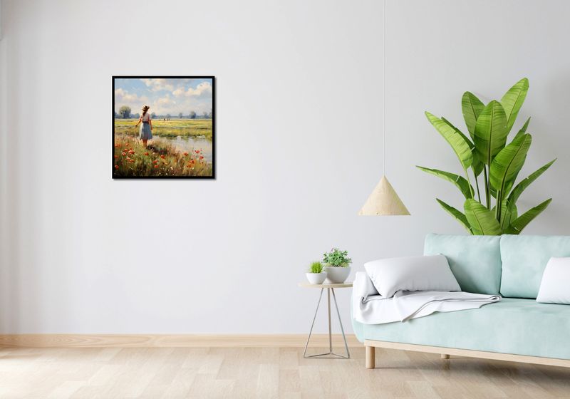 Plakat 60x60cm Wiejski Spokój zdjęcie 4
