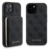 Zestaw Guess GUBPM5P15S4GEMGK iPhone 15 6.1" hardcase + Powerbank 5000mAh