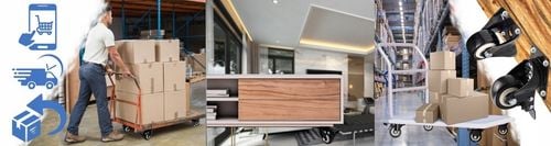 OBROTOWE KÓŁKO 75mm Z HAMULCEM do 460kg TRZPIEŃ Gwint M12x30mm 1szt na Arena.pl