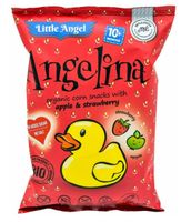 LITTLE ANGEL Chrupki kukurydziane ANGELINA truskawka jabłko od 10 mc. 30 g