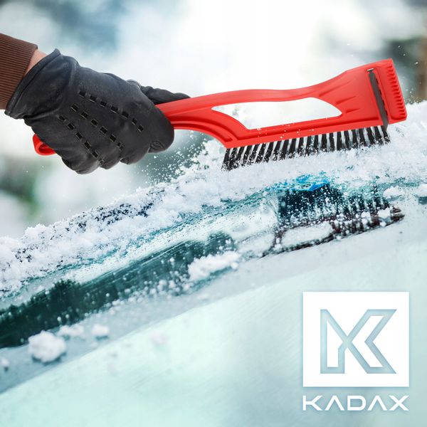 Skrobaczka Do Szyb Szczotka Skrobak Lodu Długa 2W1 zdjęcie 8