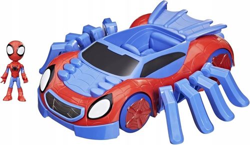 SPIDEY i SUPER KUMPLE DUŻY POJAZD AUTO WEB-CRAWLER + FIGURKA SPIDEY na Arena.pl