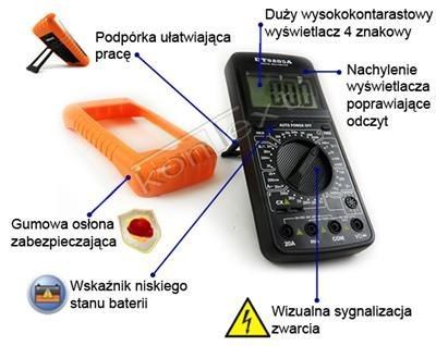 Miernik Cyfrowy DT9205A na Arena.pl