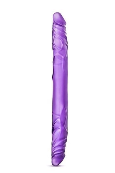 B YOURS 14INCH DOUBLE DILDO PURPLE zdjęcie 2