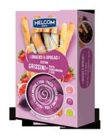 Helcom Zestaw Snack&Spread Grissini + Pasta Truskawkowa z Figą 140g