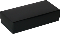 Pudełko ozdobne 18 x 8 x 4 cm, 15 szt. czarne błyszczące AWIH