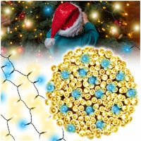 LAMPKI CHOINKOWE ŚWIATEŁKA CHOINKĘ ŚWIĄTECZNE 300 LED EFEKTEM FLASH CIEPŁE