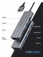 Stacja dokująca do MacBook Pro/Air, MacBook, stacja dokująca USB C